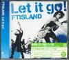 CD FTISLAND - Let It Go! WPCL10982PROMO WARNER 2011 Japan Obi K-Pop Used