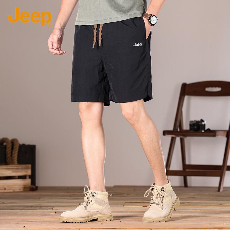 Jeep Мужские летние повседневные шорты на кулиске для улицы