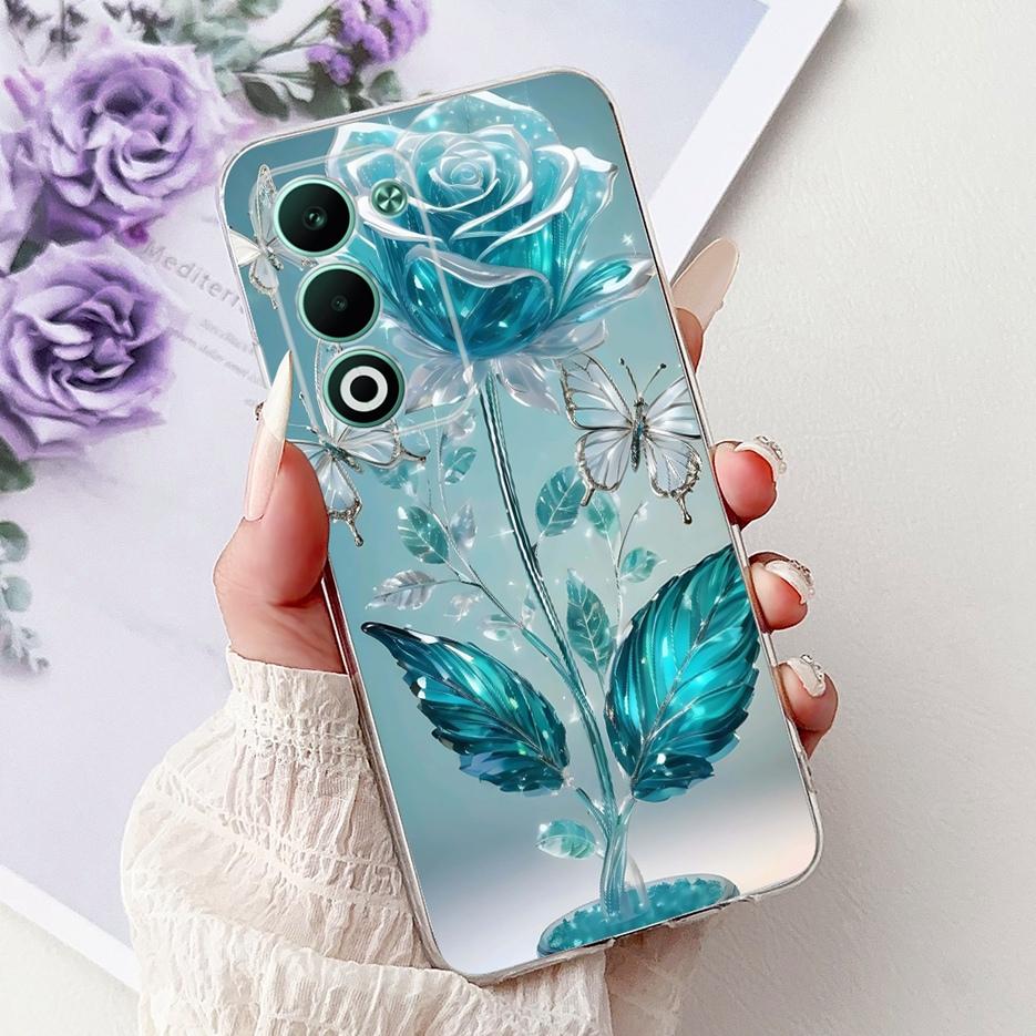 For Oppo A5 5G 2025 Case CPH2735 Luxury Fashion Painted Cover Soft Slim Phone Case For Oppo A5 Pro CPH2695 OppoA5 A5Pro 5G Shell