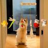 Интерактивная игрушка для кошек, подвесная игрушка-симулятор кошки, забавная интерактивная игрушка для котенка, играющая в игрушки, товары для кошек