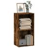 VidaXL Bookcase Smoked Oak 40x30x77 Cm Engineered Wood, Shelf, Bookshelf, Book Support, Cabinet of 857862
