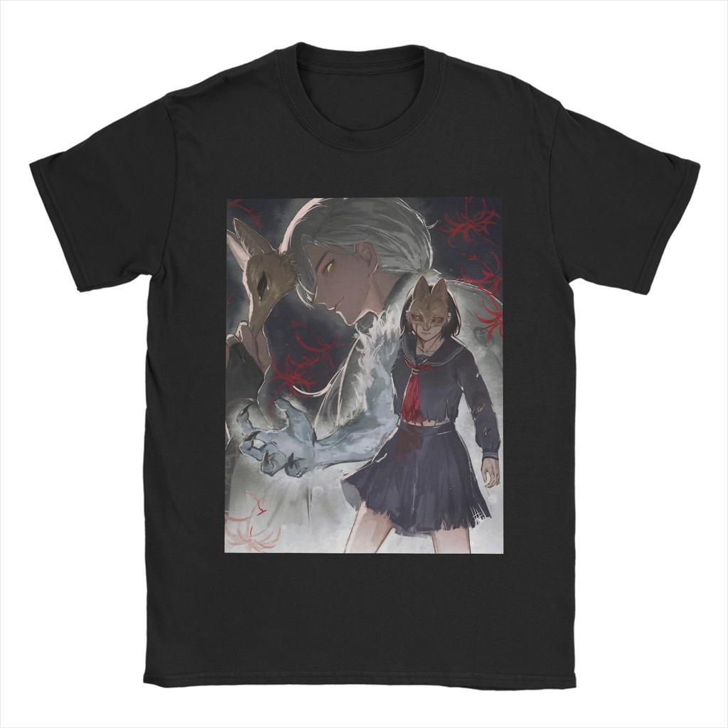 Смешная игра Silent Hill F Аниме Футболки Унисекс С круглым вырезом С коротким рукавом Топ Футболка Хлопок Летняя одежда