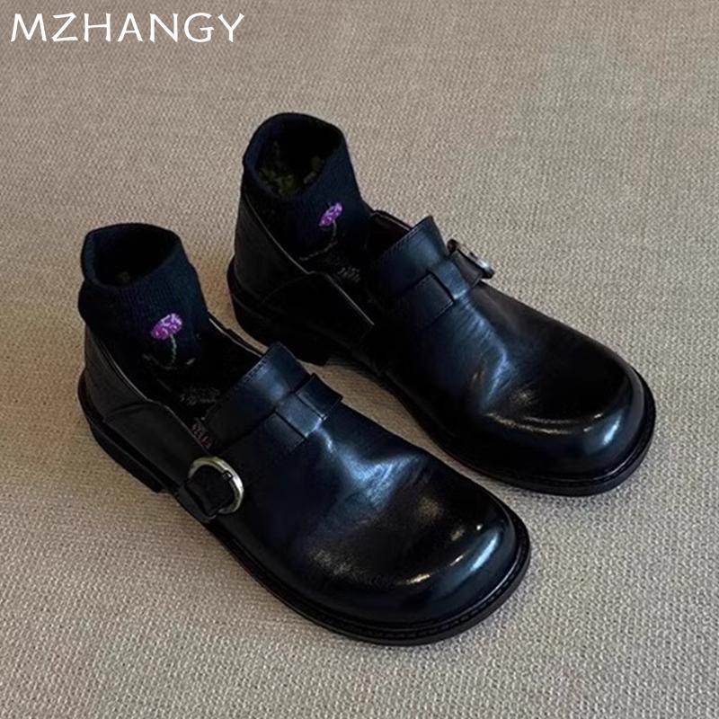 Модные женские лоферы на толстой подошве, дизайнерская повседневная удобная кожаная обувь 2024 года, зимняя брендовая мода, платье, для прогулок, для путешествий, Zapatillas