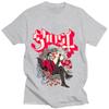 Retro New Ghost Band T Shirt Summer O-neck Cartoon Tee-shirt Funko Pop Fashion Aesthetic Tshirt Ropa Hombre O-neck Clothing