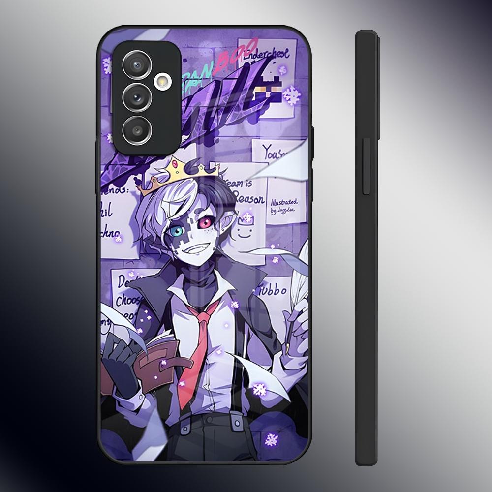 Крутой чехол для телефона Ranboo Dream Smp для Samsung S24 Ultra S23 S22 S20 Fe S21 Plus A54 A34 A24 A53 A13 Note 20 Стеклянная задняя крышка