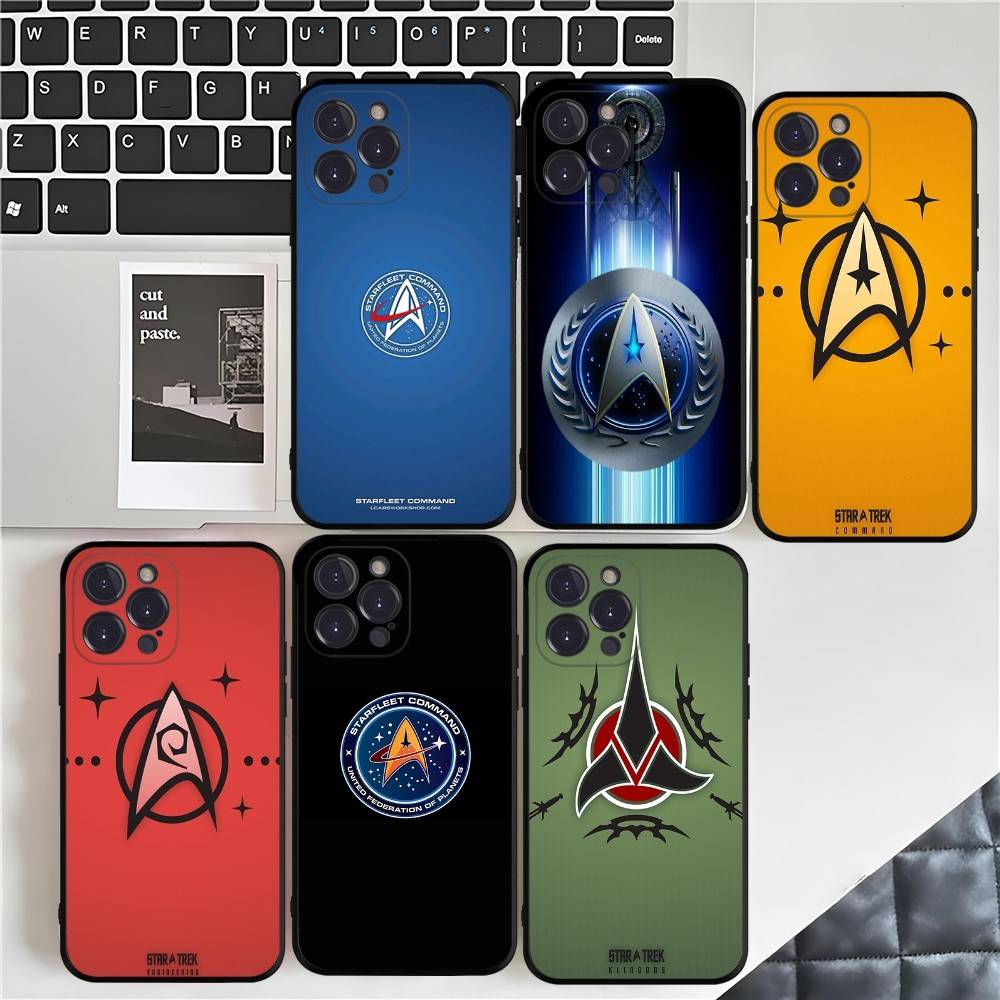 S-Star T-Trek Phone Case For IPhone 17 16 15 14 13 12 11 Pro Max Plus Mini Soft Black Cover
