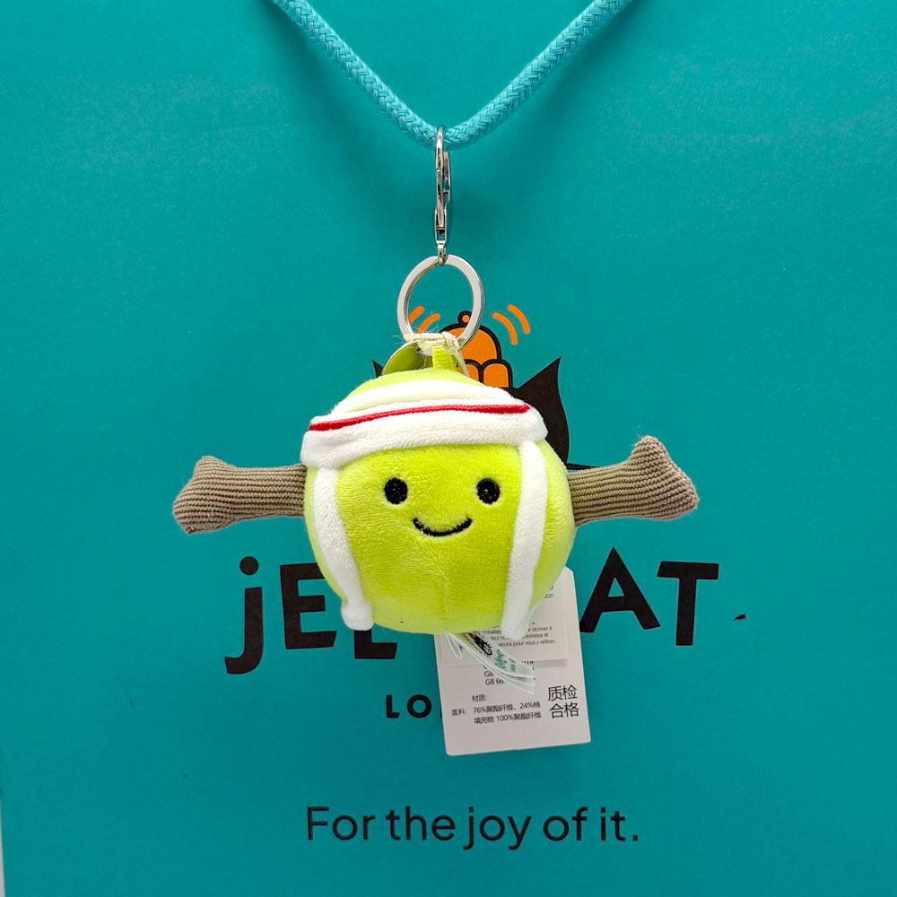 New JC Coffee Bean, Marshmallow, Ladybug, Frog, and Macaron Dessert Keychain & Bag Charm — Plush Toy Gift for Friends