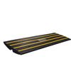 Curb Ramp, 2.6" Rise Rubber Driveway Ramps, Heavy Duty 33069 lbs Weight Capacity Threshold Ramp, Curbside Bridge Ramps for Loading Dock Garage