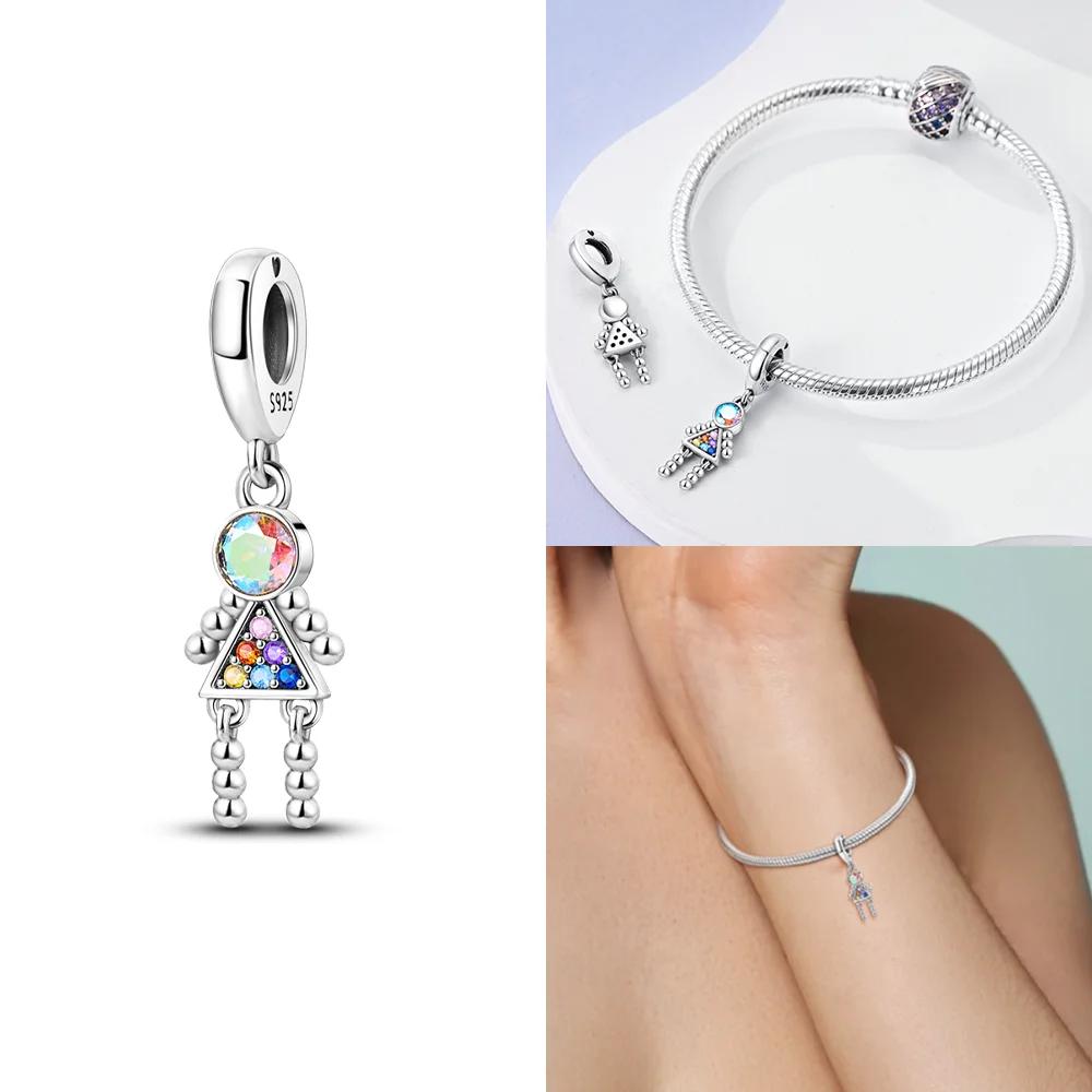 925 Silver Magic Hat Bicycle Love Heart Wine Bottle Beads Charms Fit Bracelet Jewelry Women Making Diy Gift Necklace