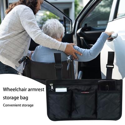 Боковая сумка для хранения для инвалидной коляски с несколькими карманами Органайзер для медицинских принадлежностей Аксессуары Компактное решение для хранения