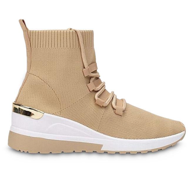 Women's High Top Sports Shoes Sendi Khaki 39