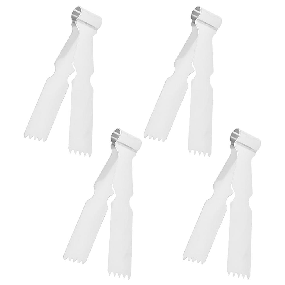 Щипцы для выпечки, 4 шт., нержавеющая сталь, инструмент для защипывания теста для создания декоративных краев на пирогах и выпечке