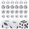 Teaching Dice Set, Games for Kids 8-12, Include, Number Dice and Dot Dice for Math Teaching Classroom Supplies 24Pcs