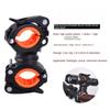 Bike Flashlight Holder 360° Rotation Torch Clip Fixed Bracket Mountain Bike for Cycling Riding  Equipment Front Lamp Frame