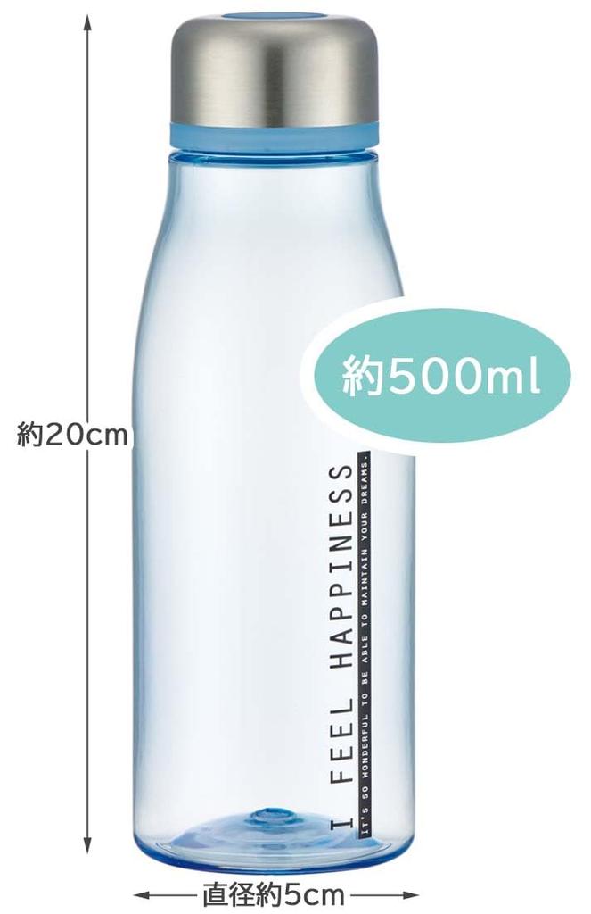 Skater Бутылка для питьевой воды прямого питья синяя 500 мл с ситечком для чая прозрачная PTY5-A