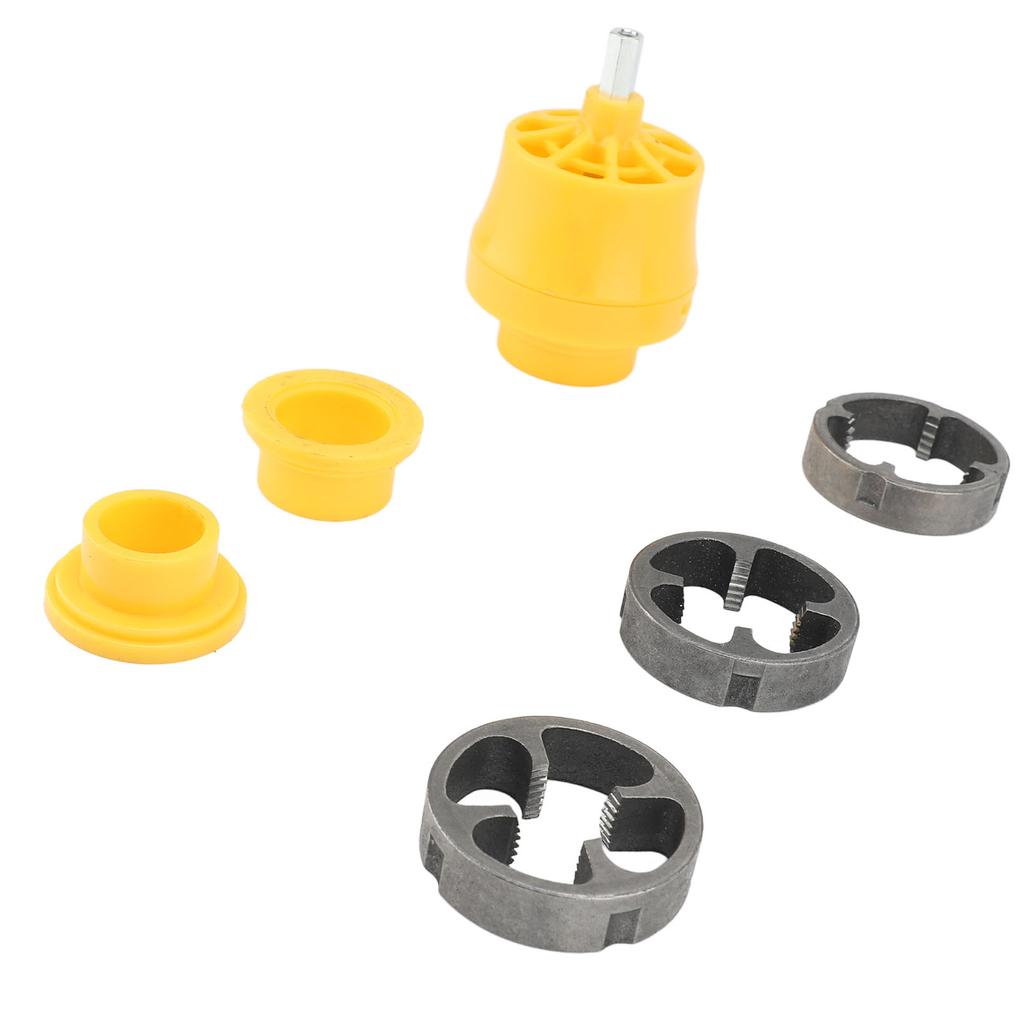 Инструмент для нарезки резьбы ПВХ для электродрели 1 2 дюйма 3 4 дюйма 1 дюйм Труборез Набор сантехнического инструмента для профессиональной резки