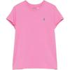 Детская футболка с круглым вырезом и логотипом Polo, розовая 313833549-081