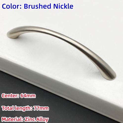Modern Minimalist Cabinet Pulls Cupboard Door Handle Zinc Alloy Closet Drawer Knobs Kitchen Furniture Handle Decoration Hardware