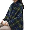 Winter Throw Blanket Plaid Super Soft Polar Fleece Thermal Insulation Single-Breasted Shawl Nap Blanket for Daily Use Work Home School