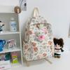 Новый повседневный рюкзак корейский стиль инс простой рюкзак милый с принтом для девочки большая вместимость легкий студенческий школьный рюкзак