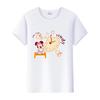 Casual Disney Cartoon Minnie Summer Blouses Men T-shirt White 2000s Tees Women Tshirt Ladies Mickey Mouse Tops Oversized Clothes