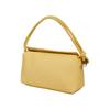 Longchamp Le Roseau Yellow Chick Solid Color Metal Hardware Shoulder Bag Leather Tote Bag Medium Women shoulder bag 10324HFPM12