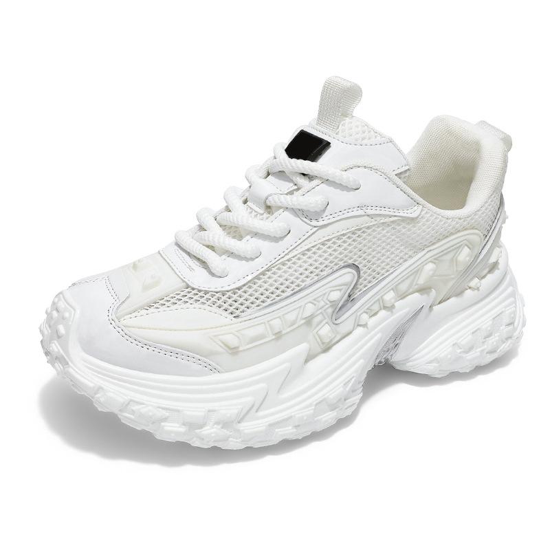 Summer Tire Sole Trend Wear-Resistant Breathable Casual Shoes Thick-Soled Versatile Men'S Sports Shoes