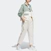 Adidas Оригинальная куртка с длинными рукавами и воротником-стойкой на молнии с трилистником, женская верхняя одежда, серебристо-серая, зеленая IK8618