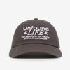 BALLOON FRIENDS MESSY ADVENTURE Unfound Life Washed Ball Cap Stone Gray