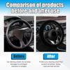 Car Fluffy Steering Wheel Cover, 15'' Universal Furry Auto Steering Wheel Protector for Warm Winter, Elastic Non-Slip Car Steering Wheel Cover,