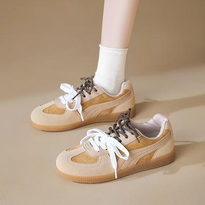 Августин ретро немецкие тренировочные туфли женские 2025 новая осень платформа студенческие кеды повседневная спортивная обувь Форрест Гамп тренд