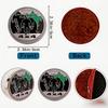 2.36 InchSasquatch Rated 4x4 Off-Road Emblem, Waterproof Round Sticker Decal for Jeep, Truck, SUV, RV, Outdoor Adventure Vehicle Exterior Decoration