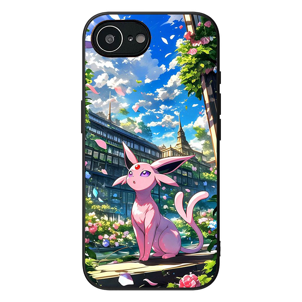 Phone Cover Espeon Umbreon Gengar P-Pikachus for Samsung Galaxy S25 S24 S23 Fe Ultra Plus S7 Edge A05 A06 A16 A15 A35+ Soft Case