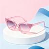2026 New Children's  Fine Glitter Cat-Eye Frame Cute Baby Candy-Colored Outdoor Sunshade Sunglasses