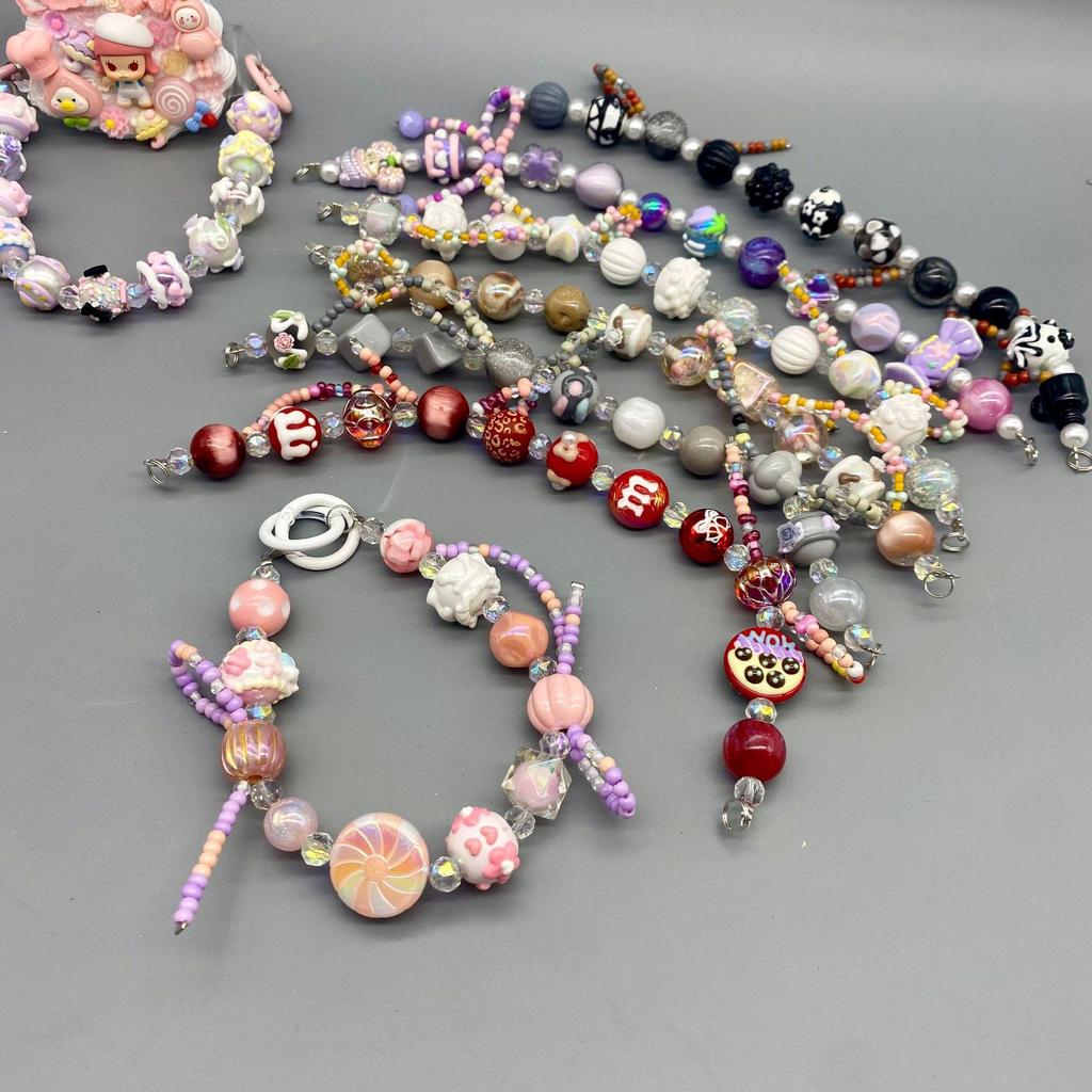 Сделай сам цепочку для телефона из бусин с оригинальным дизайном - Модный противоутерянный задний зажим