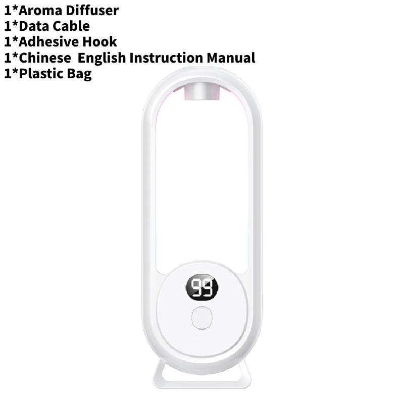 Умный аромадиффузор с дисплеем для дома, офиса и отеля, очиститель воздуха
