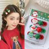 Christmas Cute Cartoon Hairpin Combination Sweet Girl Holiday Dress Up Bangs Broken Hair Edge Clip Student Hair Accessories