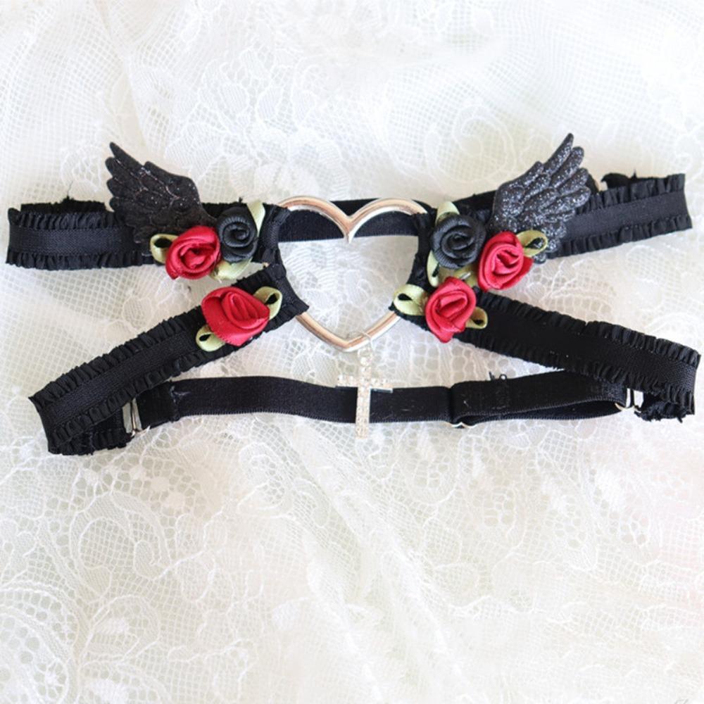 Love Sweet Japanese Anime wedding Garters Belt Leg Ring Thigh Ring Role-Playing Leg Ring