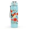 1PC Floral Swallow Bird Art 750ml Color Plastic Sports Water Bottle Leakproof Flip Straw Lid Suitable for Sports Office Home Use