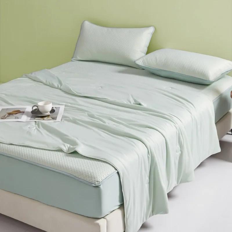 Новое летнее одеяло, цельное, мягкое и удобное, кондиционер для студенческого общежития, машинная стирка, тонкое одеяло