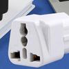 Converter Plug Reliable 10A Solid Color Power Adapter European Standard Conversion Plug Travel Adapter Travelers Accessory