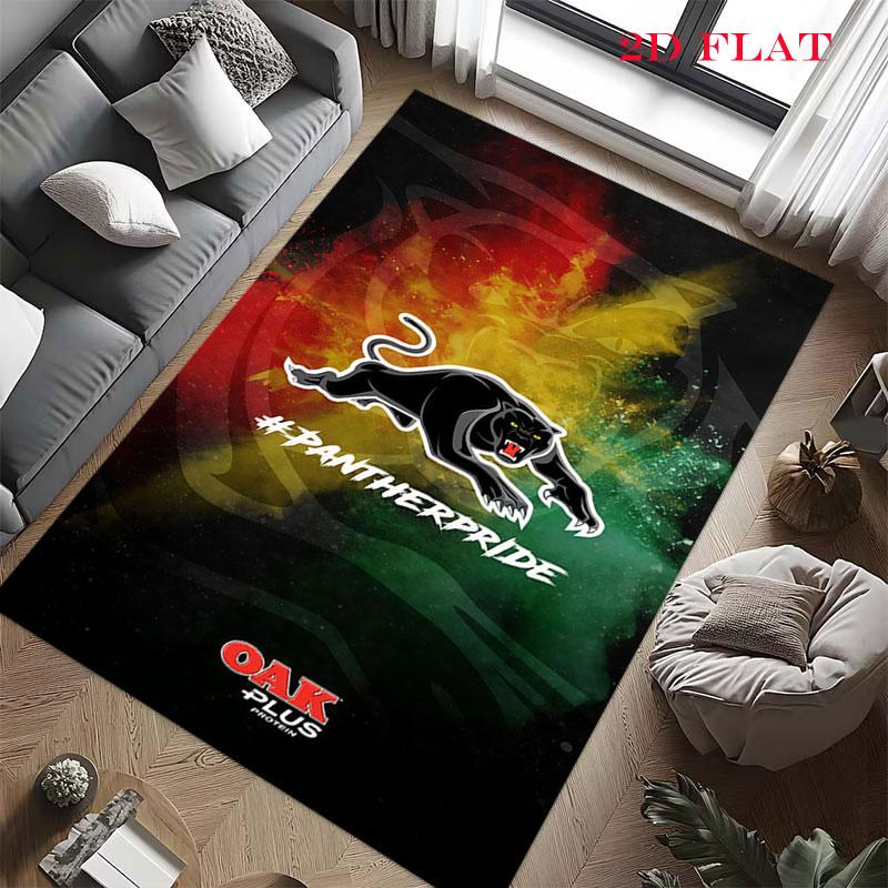 Panthers Charge Carpet Rug for Living Room Bedroom Home Sofa Decoration,Kids play Nonslip Floor Mat