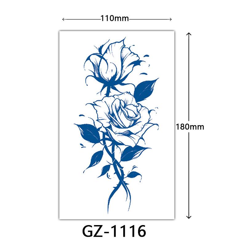 Соковые тату-наклейки, Растительные тату-наклейки, Полуперманентные тату-наклейки с английскими буквами Тату
