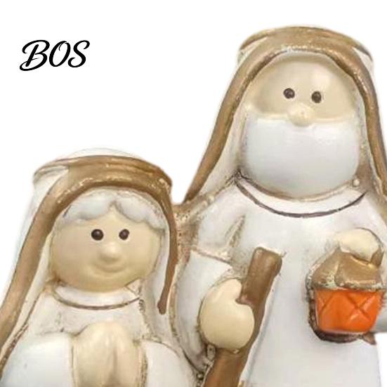 Religious Christmas Room Decor Mini Resin Nativity Figurine for Desktop Decor, Holy Family Manger Holiday Tabletop Scene Ornaments, Compact Figurines