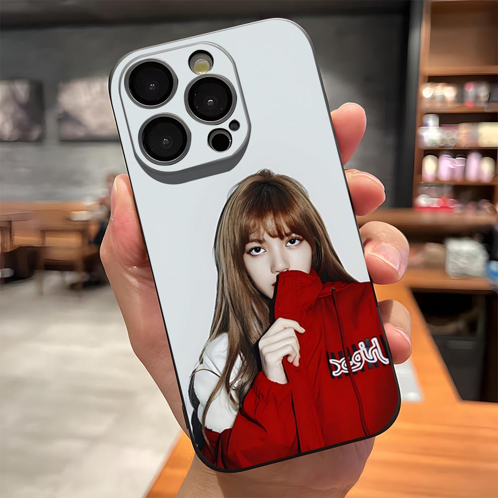 Чехол для телефона L-Lisa L-Lalisa для IPhone 17 Pro Max 15 Pro 16 14 Plus 12 13 Mini 11 Pro Ударопрочный Мягкий Чехол