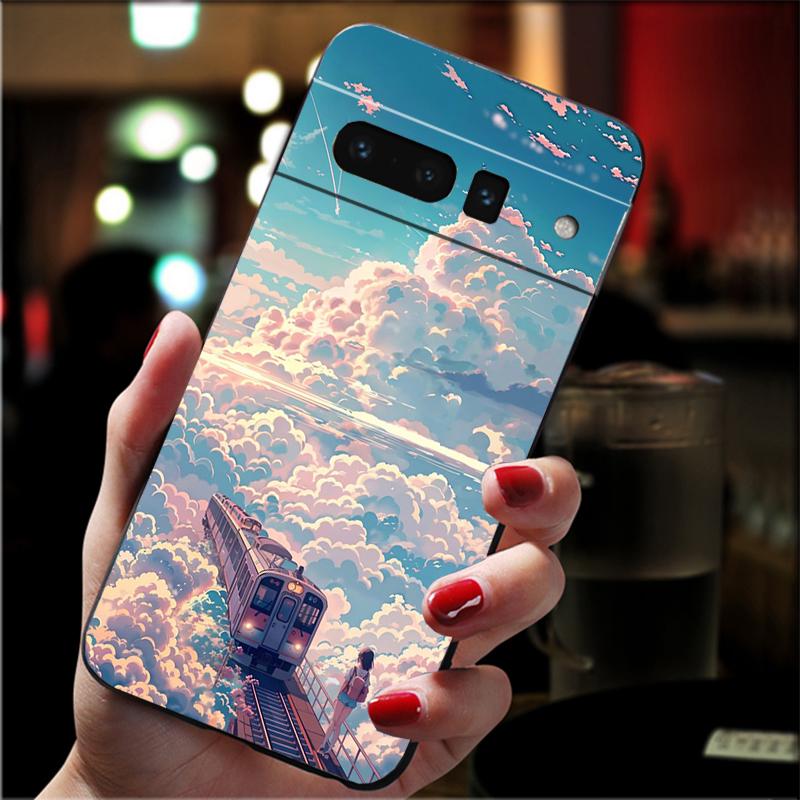 Аниме-сценарий Арт Чехол для телефона Для Google Pixel 10 9 Pro XL 9A 8 7 6 Pro Pixel 8A 7A 6A Pixel 8 7 6 5