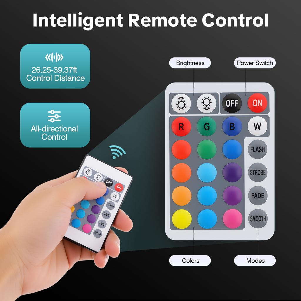 RGB светодиодный квадратный табурет, 16 цветов с изменением, водонепроницаемый IP54, грузоподъемность 400 фунтов, табурет с пультом для домашнего бара, вечеринки