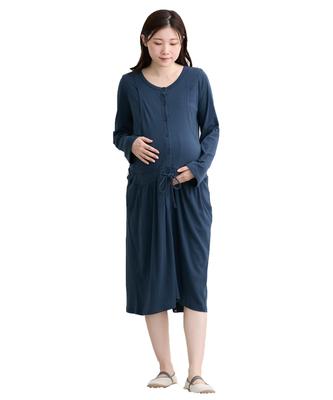 Nissen Maternity Платье для беременных Пижама, которую также можно носить как комбинезон, и легкая одежда для беременных Размер LL Женская одежда для дома/Пижама для кормления 275-й день