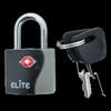TSA Elite Keyed Padlock - Black