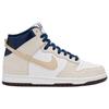 Beyond x Nike SB Dunk High Белый Слоновая кость Песчаная дюна Унисекс Кроссовки Цвет: Слоновая кость-Песчаная дюна-Синий-Пустота-Темно-Командный красный IU4491-100